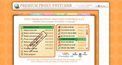 Desktop Screenshot of premiumproxyswitcher.com